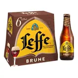 Leffe Bière brune d'Abbaye 6.5°, 6x25cl