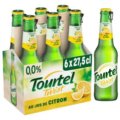 Tourtel Twist citron 0.00° sans alcool, 6x27,5cl