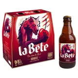 La Bête Bière aromatisée fruits rouges 8°, 6x25cl