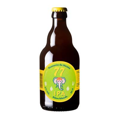 Brasserie de Meaux Bière I.P.A blonde 5°, 33cl