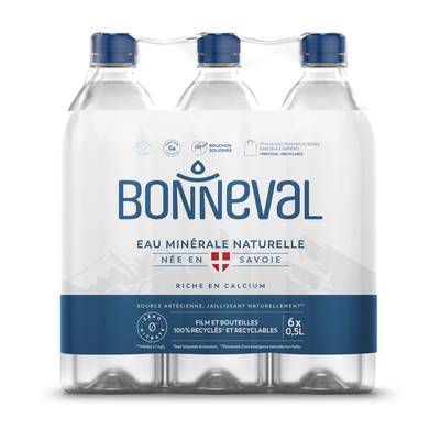 Bonneval Eau minérale naturelle, 6x50cl