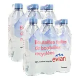 Evian Eau minérale naturelle, Lot de 2 - 6x50cl
