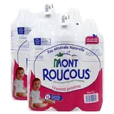 Mont Roucous Eau minérale naturelle, Lot de 2 - 6x1L