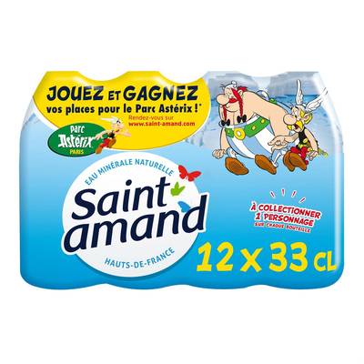 Saint Amand Eau minérale naturelle (bouchons sport), 12x33cl