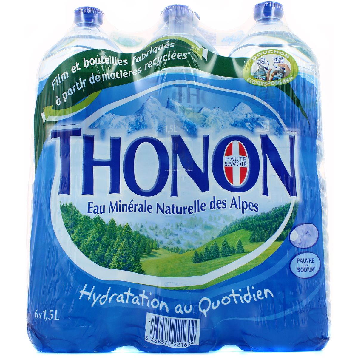 Thonon Eau minérale naturelle, 6x1,5L