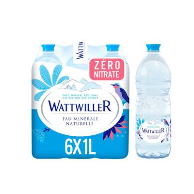 Wattwiller Eau minérale naturelle, 6x1L