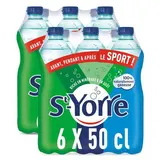 Saint Yorre Eau gazeuse minérale naturelle, Lot de 2 - 6x50cl