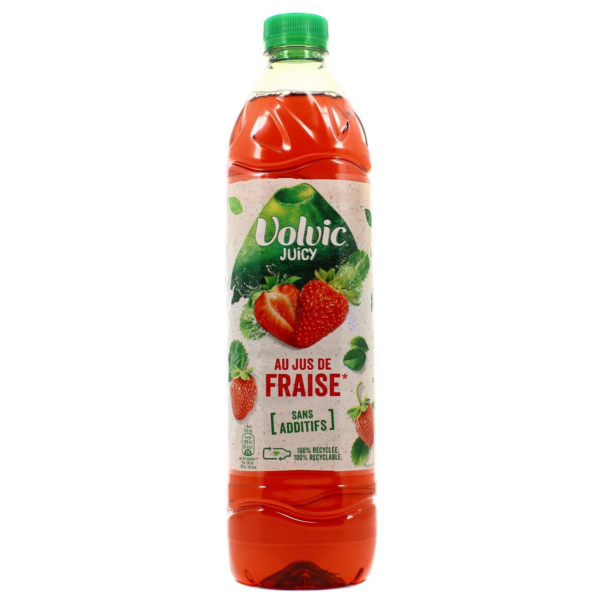 Volvic Eau au jus de fraise, 1,5L