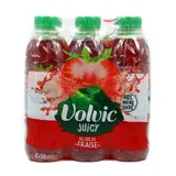 Volvic Eau au jus de fraise, 6x50cl