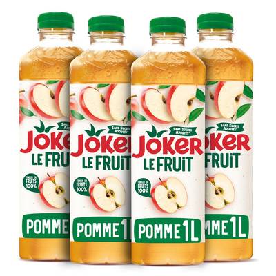 Joker Le Fruit Pomme, Lot de 4x1L