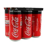 Coca-Cola Coca sans sucre, 6x33cl