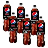 Pepsi Soda cola zéro sucres, Lot de 6x1,5L