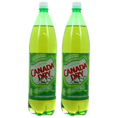 Canada-Dry Boisson gazeuse saveur gingembre, Lot de 2x1,5L
