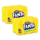 Fanta Citron frappé, Lot de 2 - 6x33cl