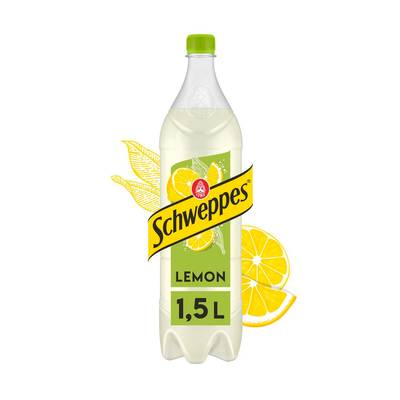 Schweppes Boisson gazeuse saveur citron, 1,5L