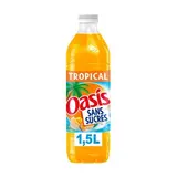 Oasis Boisson aux fruits tropical sans sucre, 1,5L
