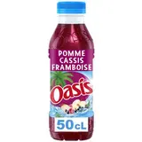 Oasis Boisson aux fruits saveur pomme cassis framboise, 50cl