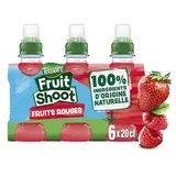 Teisseire Boisson fruit shoot au jus de fruits rouges, 6x20cl