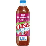 Oasis Thé glacé saveur framboise cassis, 1,5L