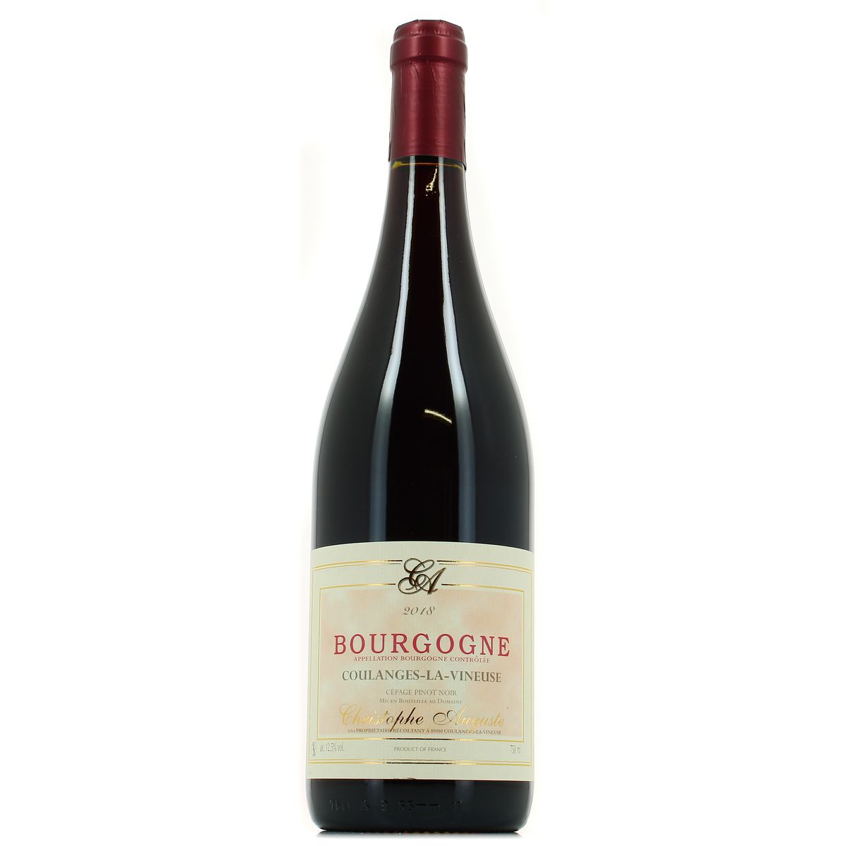 Bourgogne rouge AOC Domaine Christophe Auguste, 75cl