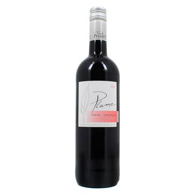Sud de France Plume Syrah-Grenache rouge 9°, 75cl