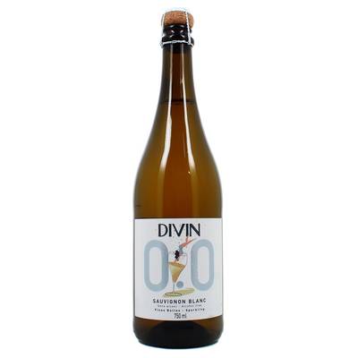 Divin Origine Sauvignon Effervescent sans alcool, 75cl
