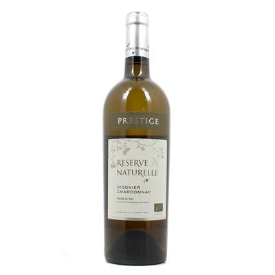 Vin de pays d'Oc IGP Réserve Naturelle Viognier- Chardonnay bio, 75cl