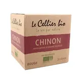 Chinon rouge AOP Le Cellier Bio 13°, Bag in box 3L