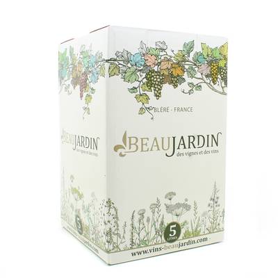 Touraine Sauvignon blanc AOC Beaujardin 12.5°, Bag in box 5L