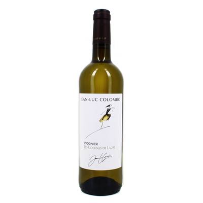 Vin de Pays de Méditerranée Blanc IGP Les collines de Laure Viognier J-L Colombo, 75cl