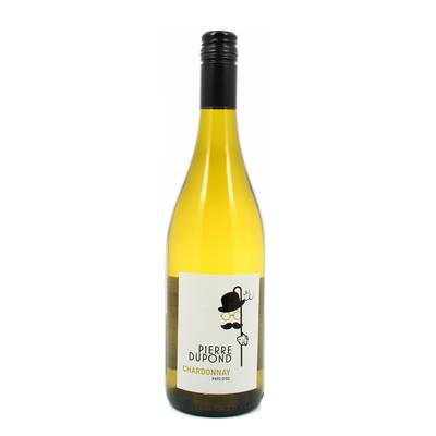 Vin de pays d'Oc Blanc IGP Chardonnay Pierre Dupond, 75cl