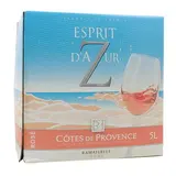 Côtes de Provence rosé AOP Esprit d'aZur 12.5°, Bag in box 5L