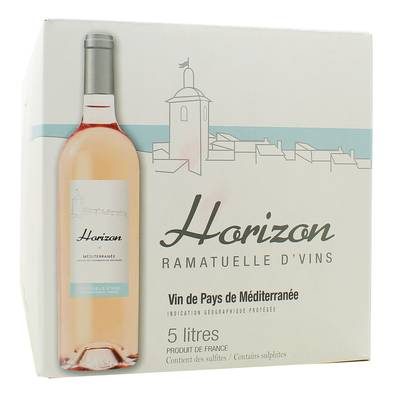 Méditerranée Rosé IGP Horizon 12°, Bag in box 5L