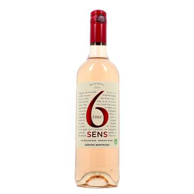 Vin de pays d'Oc rosé IGP Gérard Bertrand, cuvée 6éme Sens, 75cl