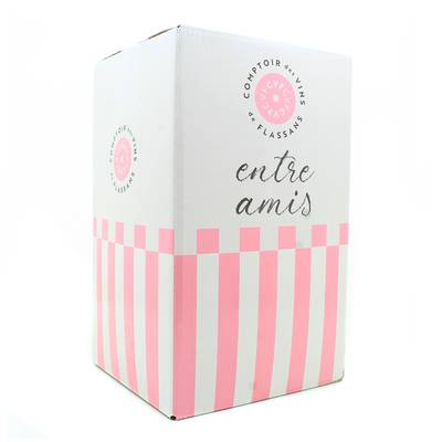 Vin De Pays du Var Rosé IGP Le comptoir des vins de flassans 12.5°, Bag in box 5L