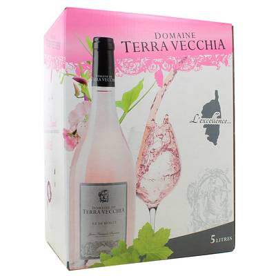 île de Beauté rosé IGP Domaine Terra Vecchia cuvée Idéale 11°, Bag in Box 5L