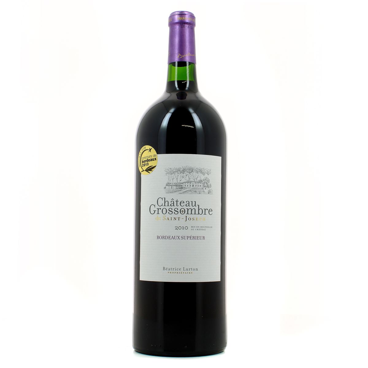 Bordeaux rouge AOC Château Grossombre, 1,5L