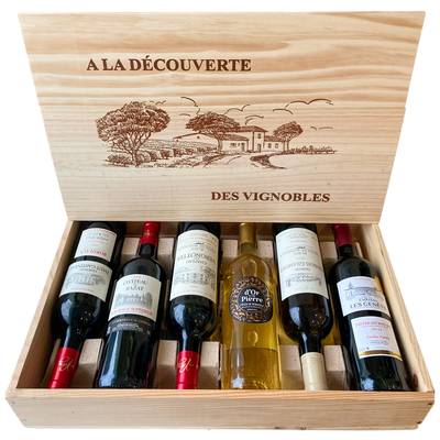 Bordeaux AOP Coffret Découverte du Vignoble Bordelais, 6x75cl