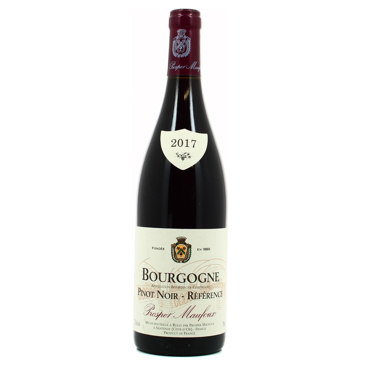 Bourgogne pinot noir AOC Prosper Maufoux, cuvée référence, 75cl