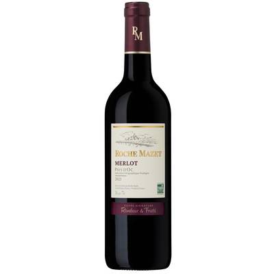Merlot Rouge Roche Mazet 13°, 75cl