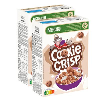 Cookie Crisp Céréales, Lot de 2x375g