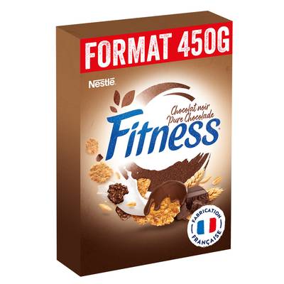 Fitness Céréales au Chocolat Noir, 450g