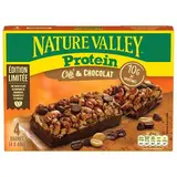 Nature Valley Barres de céréales au café et chocolat protéine, 4 barres