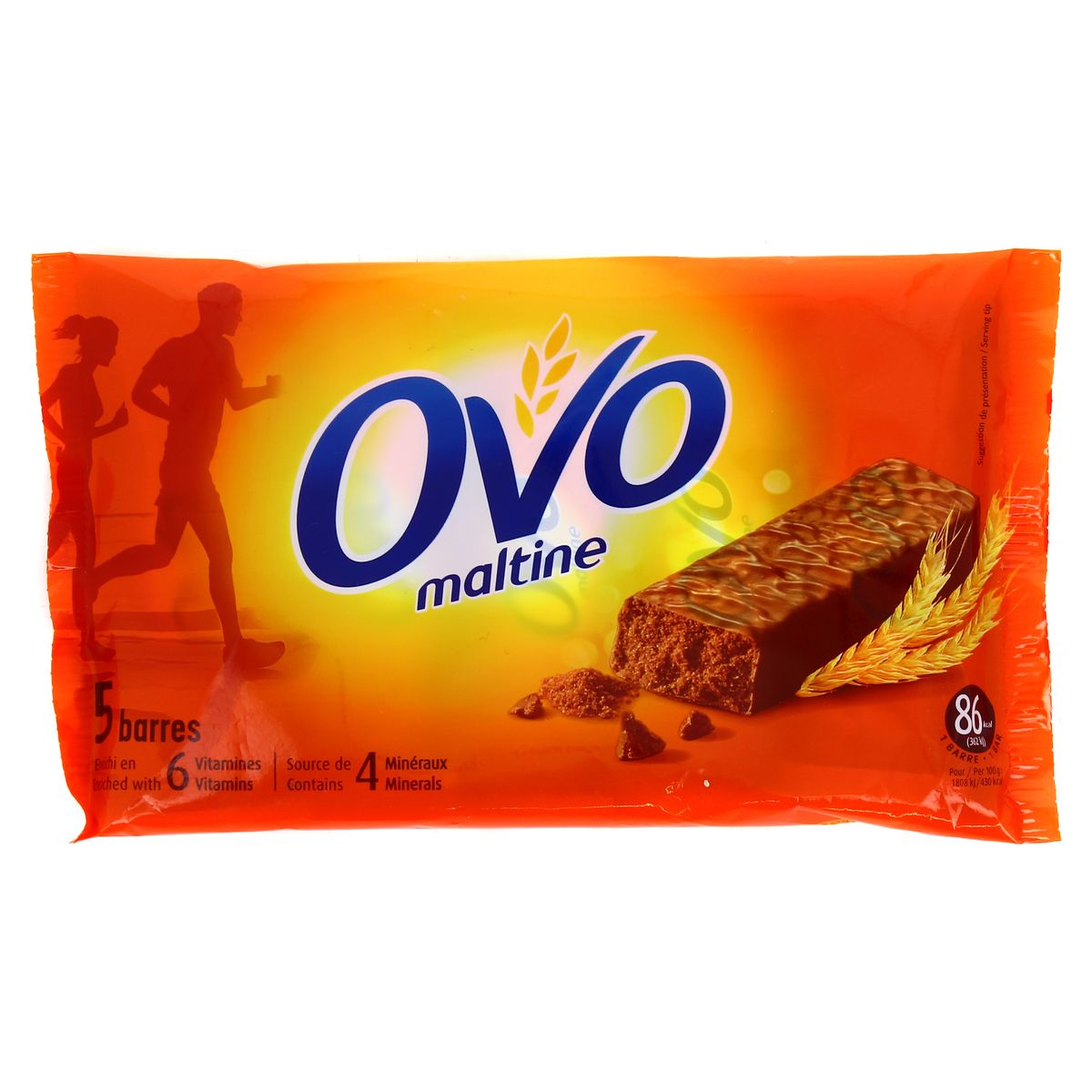 Ovomaltine Barres énergétique aux céréales, 5 barres