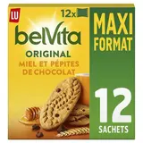 Belvita Biscuits petit-déjeuner miel et pépites de chocolat, 650g