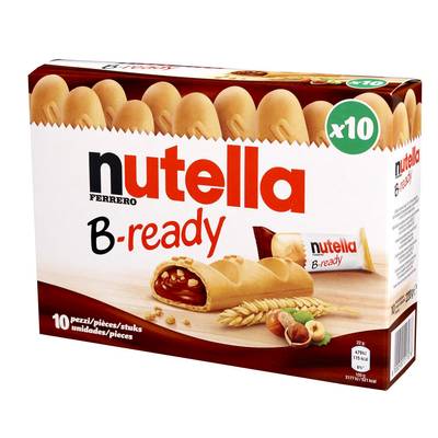 Nutella Bisuit Fourré B-ready (10 étuis), 220g
