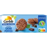 Gerblé Sans Sucres 12 Cookies Cacao Pépites de Chocolat Sans Sucres, 130g