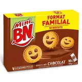 BN Biscuits fourrés gout chocolat Mini Chocolat, 50 biscuits - 350g
