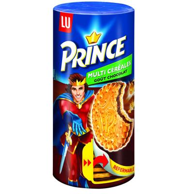 Prince Biscuit Multi-Céréales Fourré au Chocolat au Blé Complet, 293g