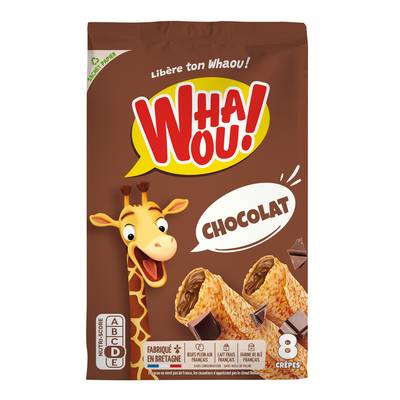 Whaou 8 Crêpes au chocolat, 256g